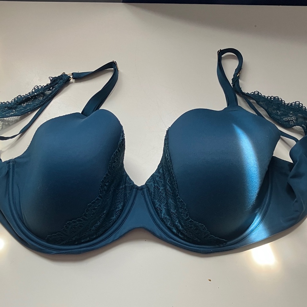 Soma Deep Teal Lace Bra